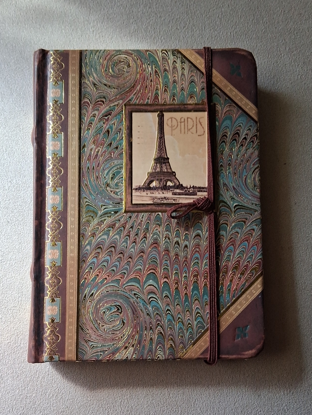 Paris Eiffel Tower Vintage Style Mini Journal